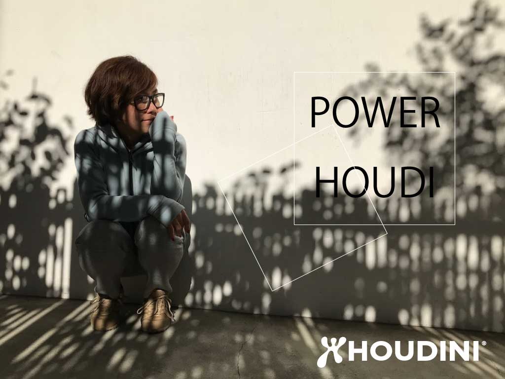 houdini パワーフーディ　レディース　Lサイズ