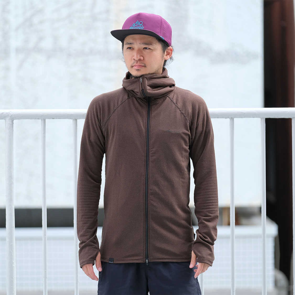 Power Grid Hoodie answer4 グレー 新品 L パーカーハイカーズデポ